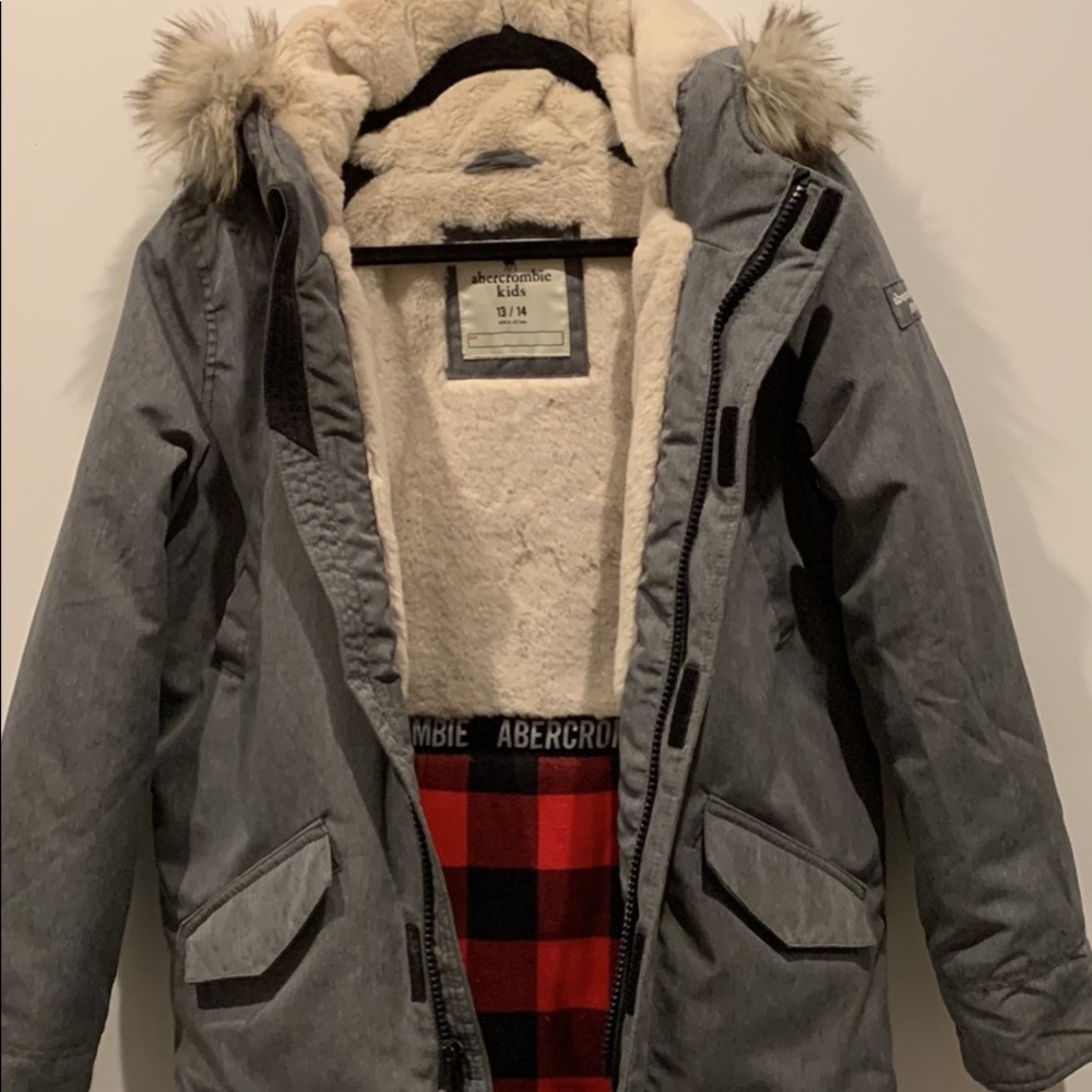 Abercrombie Kids, Parka Winter Jacket, Like New, Size 14